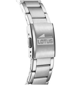 Lotus Uhr wasserdicht 50 Meter Herren Stahl 3 Zeiger Leder