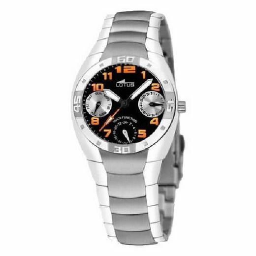 Reloj lotus resistencia al agua 50 metros niño/a  acero  multifuncion cadena de acero