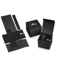 Lotus Uhr wasserdicht 50 Meter Herren Stahl 3 Zeiger Leder