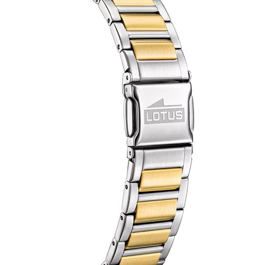 Reloj Lotus Square 18969/2 Combinado Nacarado