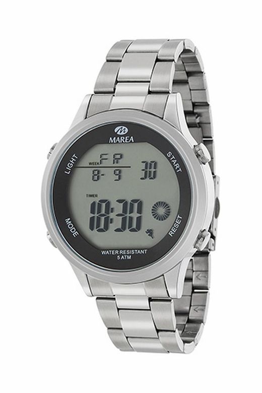 Reloj Marea digital de acero para hombre