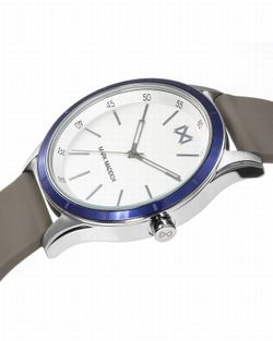 Reloj Mark Maddox de hombre con bisel azul y silicona