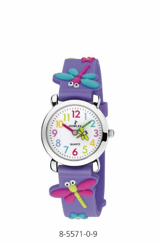 Reloj nowley digital de niña con correa de silicona lila — Miralles Arévalo  Joyeros