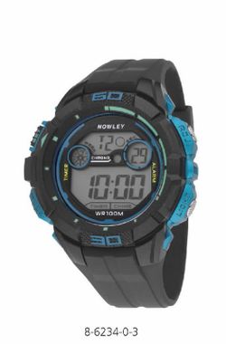 Reloj nowley resistencia al agua 100 metros caballero  resina  especiales silicona