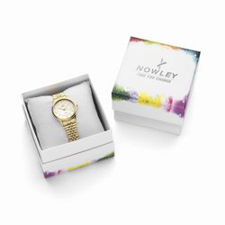 Reloj nowley de mujer con correa de piel negra