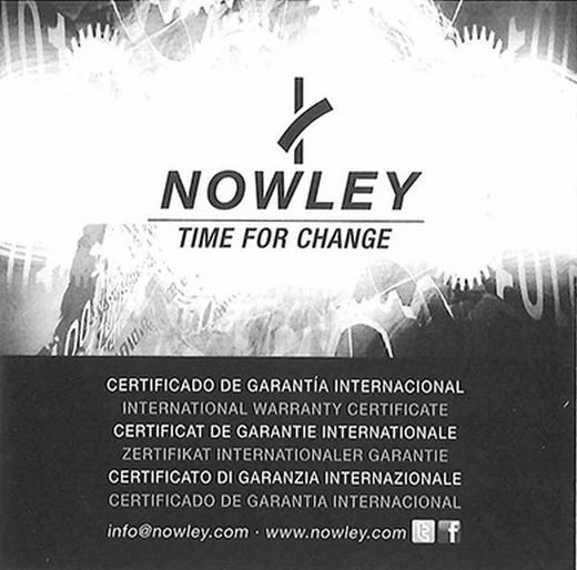 Reloj Nowley pequeño con brazalete extensible, números en cursiva