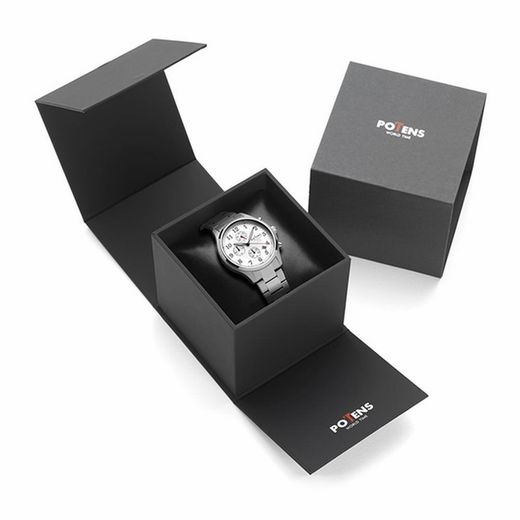 Reloj potens de mujer en acero Ip dorado