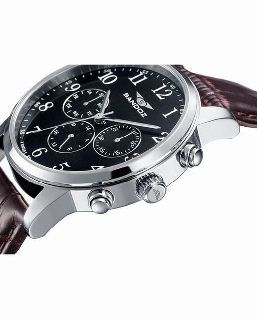 Reloj Sandoz de hombre Elegant Piel Marrón