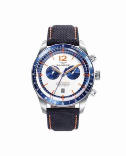 Reloj Sandoz de hombre Vitesse azul y naranja
