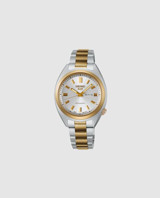 Reloj Seiko 5 Sports SNXS de mujer SRE024K1 Bicolor