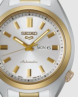 Reloj Seiko 5 Sports SNXS de mujer SRE024K1 Bicolor