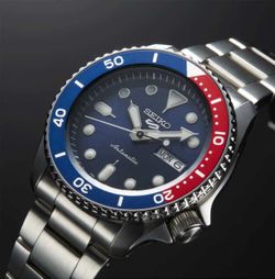 Reloj Seiko Hombre SRPD53K1 5 Sports Automático Azul y Rojo