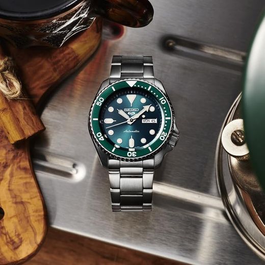 Reloj Seiko Hombre SRPD61K1 5 Sports Automático Verde