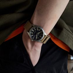 Reloj Seiko Hombre SRPG35K1 GMT 5 Sports Automático nylon arena