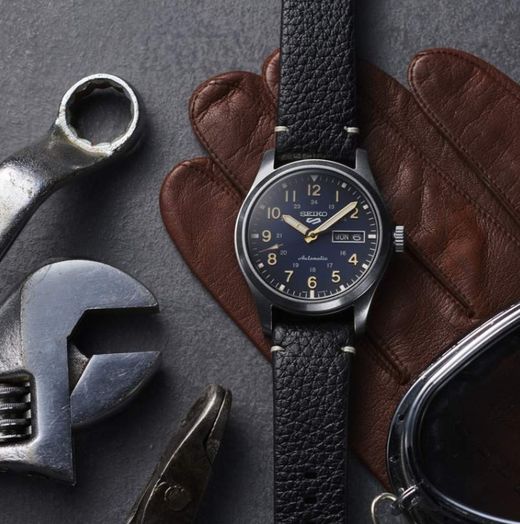 Reloj Seiko Hombre SRPG39K1 GMT 5 Sports Automático Azul