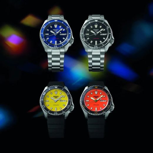 Reloj Seiko Hombre SRPL87K1 5 Sports Automático Amarillo