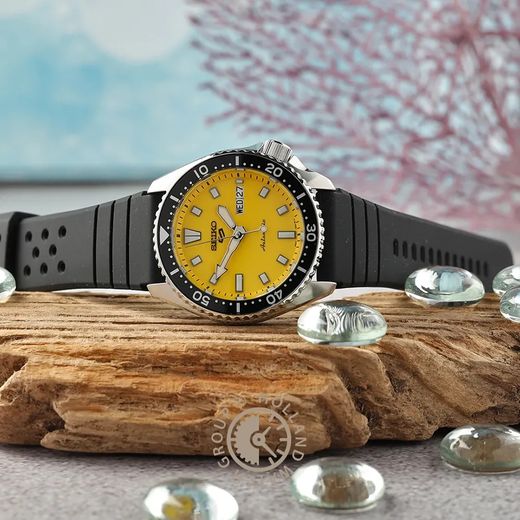 Reloj Seiko Hombre SRPL87K1 5 Sports Automático Amarillo