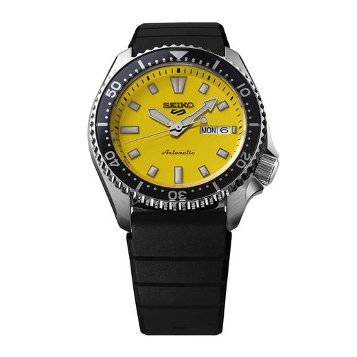 Reloj Seiko Hombre SRPL87K1 5 Sports Automático Amarillo