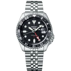 Reloj Seiko Hombre SSK003K1 GMT 5 Sports Automático Negro