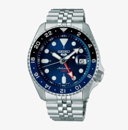 Reloj Seiko Hombre SSK003K1 GMT 5 Sports Automático Azul