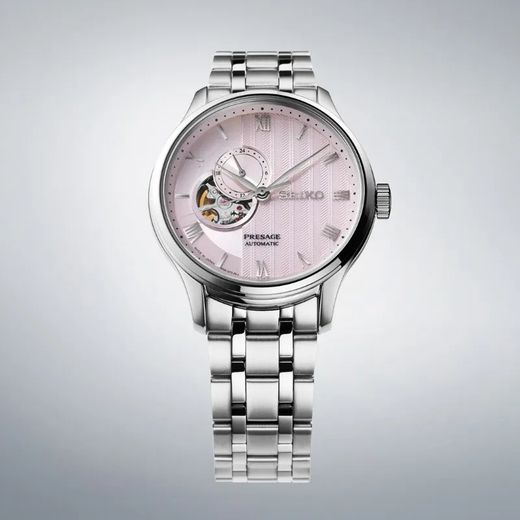 Reloj Seiko Presage SSA465J1 Jardín Japonés Rosa