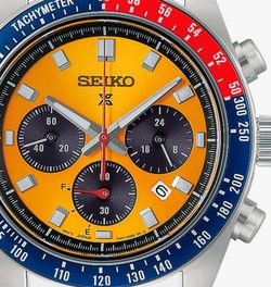Reloj Seiko Prospex HBJ004P1 Speedtimer Solar Orange