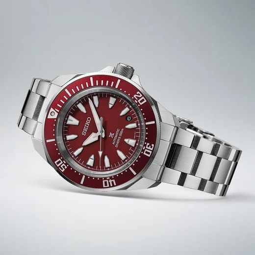 Reloj Seiko Prospex SRPL11K1 Mar Samurai Rojo
