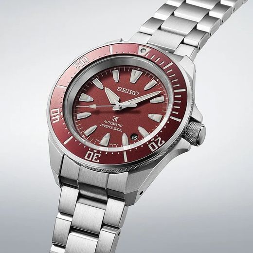 Reloj Seiko Prospex SRPL11K1 Mar Samurai Rojo