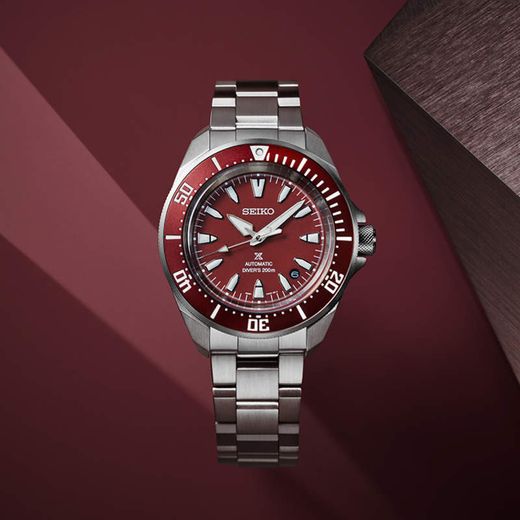 Reloj Seiko Prospex SRPL11K1 Mar Samurai Rojo