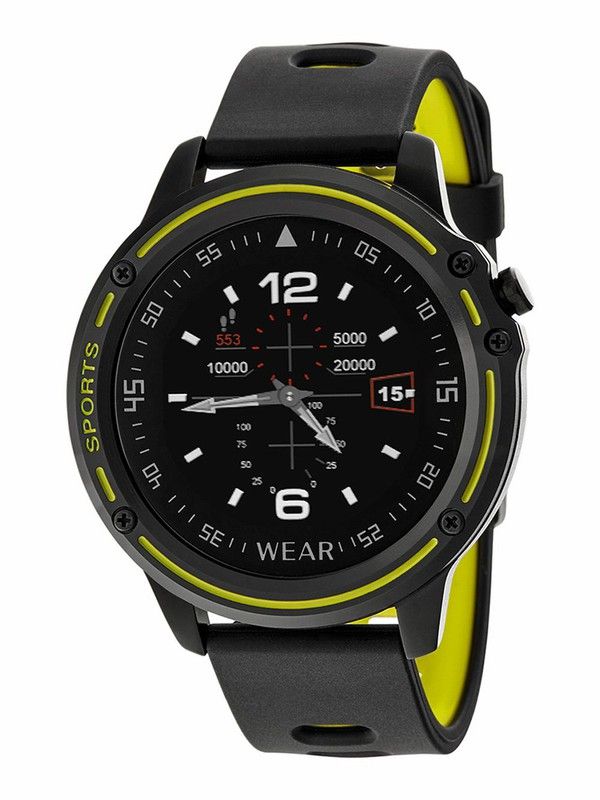 Reloj Smartwatch Marea para hombre con correa negra y verde B57005