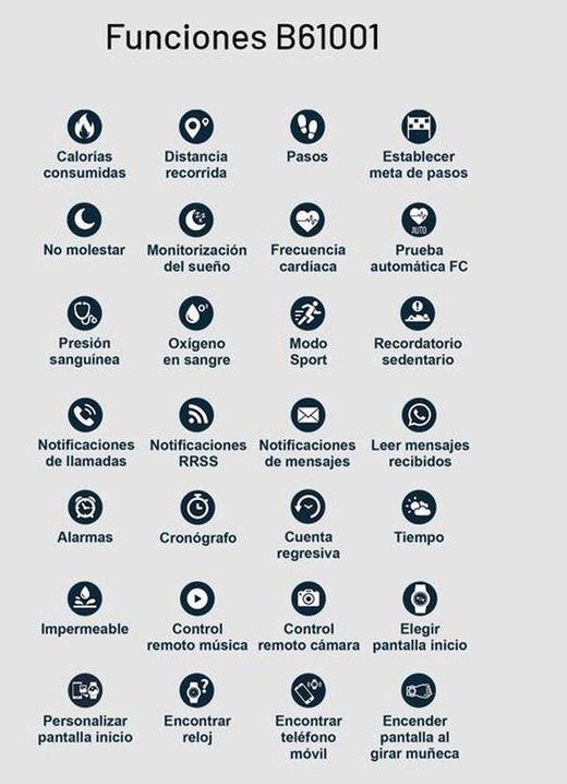 Reloj Smartwatch Marea Rosa con pantalla personalizable