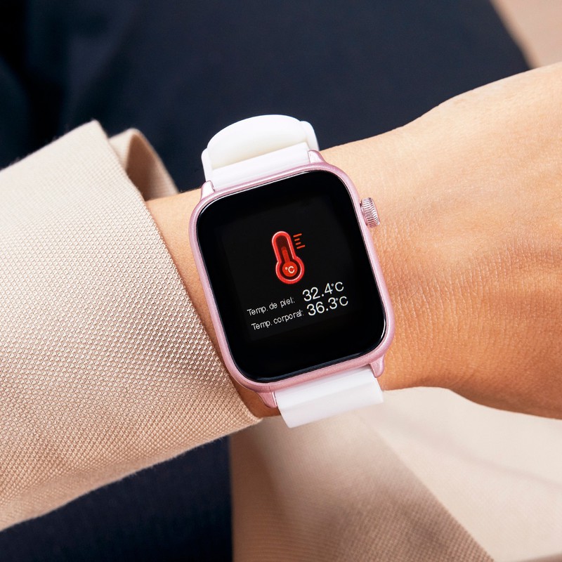 RELOJ MAREA SMARTWATCH BICOLOR ROSADO