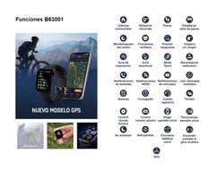 Reloj Smartwatch Marea Unisex B63001/1 con GPS color negro