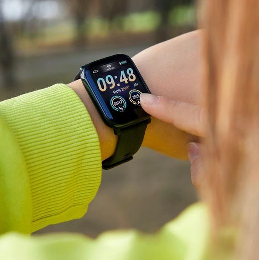 Marea Unisex B63001/1 Smartwatch mit GPS, blau