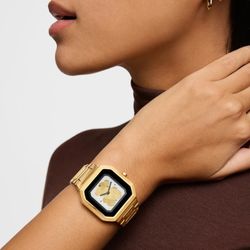 Montre connectée Tous B-Connect dorée