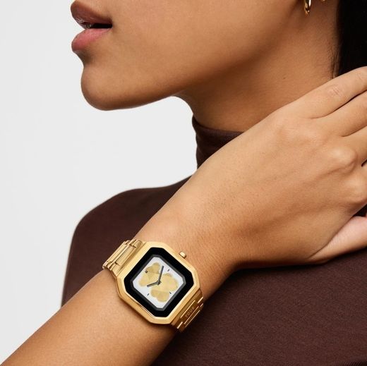 Montre connectée Tous B-Connect dorée