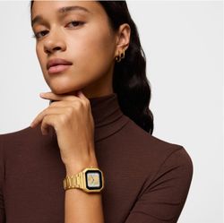 Montre connectée Tous B-Connect dorée