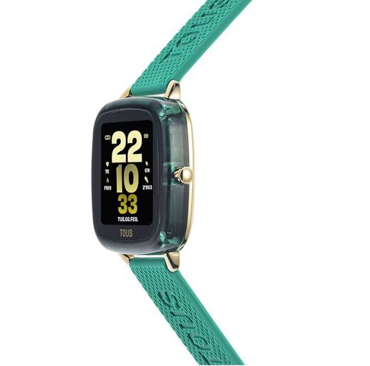 Tous D-Connect Grüne Smartwatch-Uhr