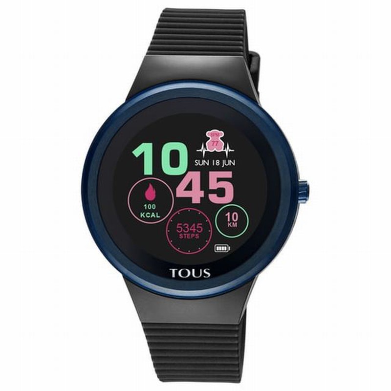 Reloj smartwatch Marea con dos correas silicona blanca y esterilla Pvd rosa