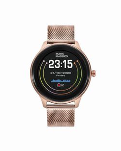 Reloj Smartwatch unisex Mark Maddox en acero Ip rosado