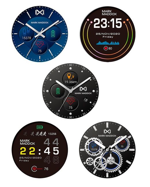 Reloj Smartwatch unisex Mark Maddox en acero Ip rosado