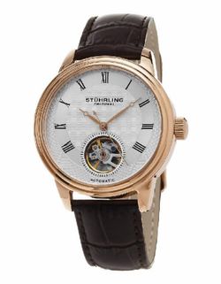 Montre automatique pour homme Stührling avec mécanisme visible