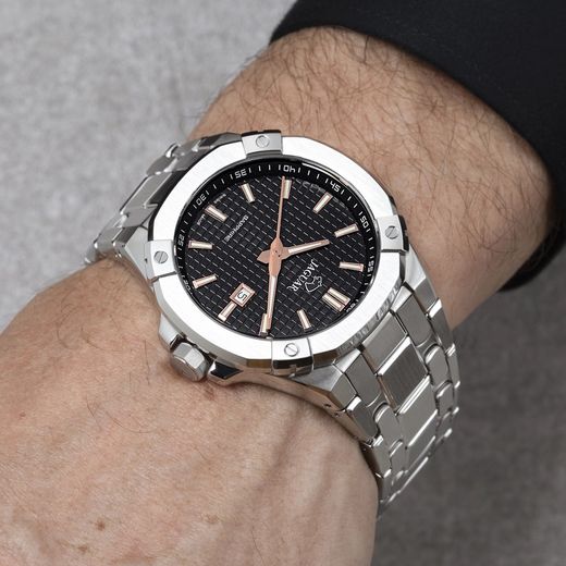 Reloj suizo Jaguar J1009/4 Diplomatic esfera negra