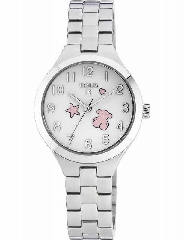 Reloj tous de niña en acero con todos los números 700350045