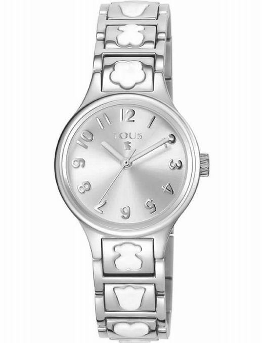 Reloj tous de niña con correa de acero y motivos en silicona