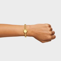 Relógio redondo dourado Tous Bold Bear