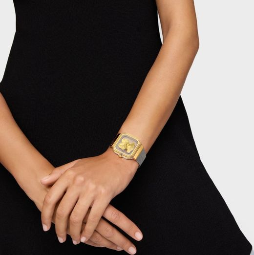 Tous D-Bear Party Uhr in transparentem Gold