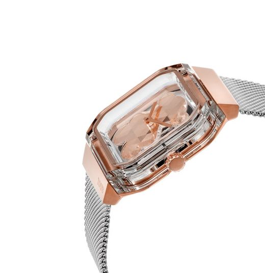 Tous D-Bear Party Transparente Kombi-Rosenuhr