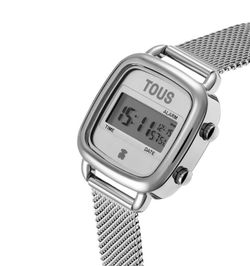 Tous D-Logo Mini Neue Silberuhr
