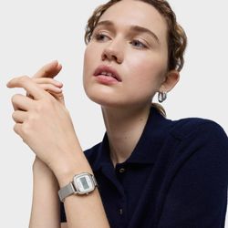 Tous D-Logo Mini Neue Silberuhr